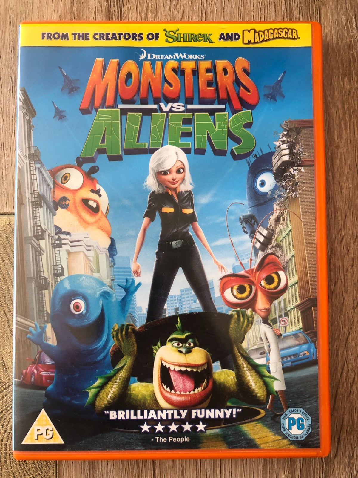 Monsters Vs Aliens (Double Kids Boxset) DVD Brand New UK Release Genuine
