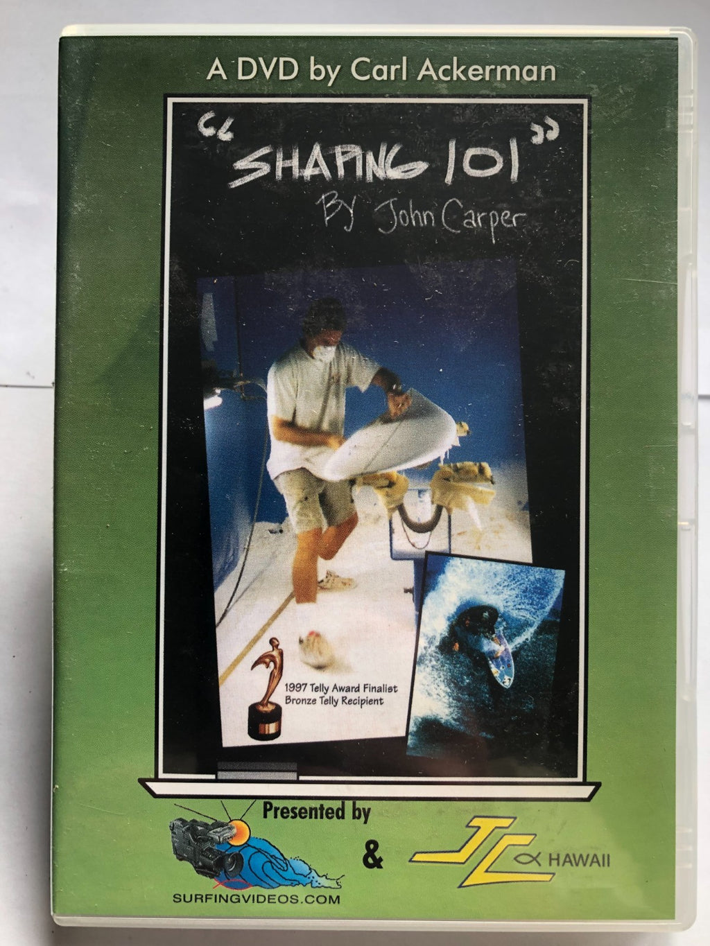 John Carper - Shaping 101 - DVD - Carl Ackerman - Surfing - Surf Boards - 1996