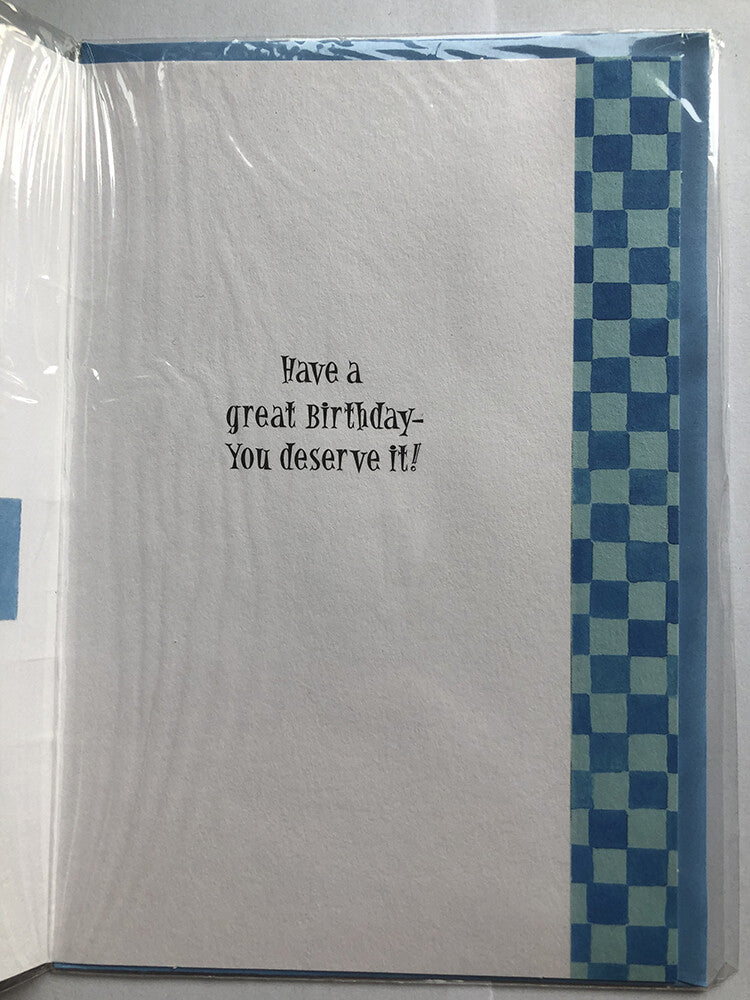 Dad Happy Birthday Card Shirt Tie Football Shorts Trophy Boots