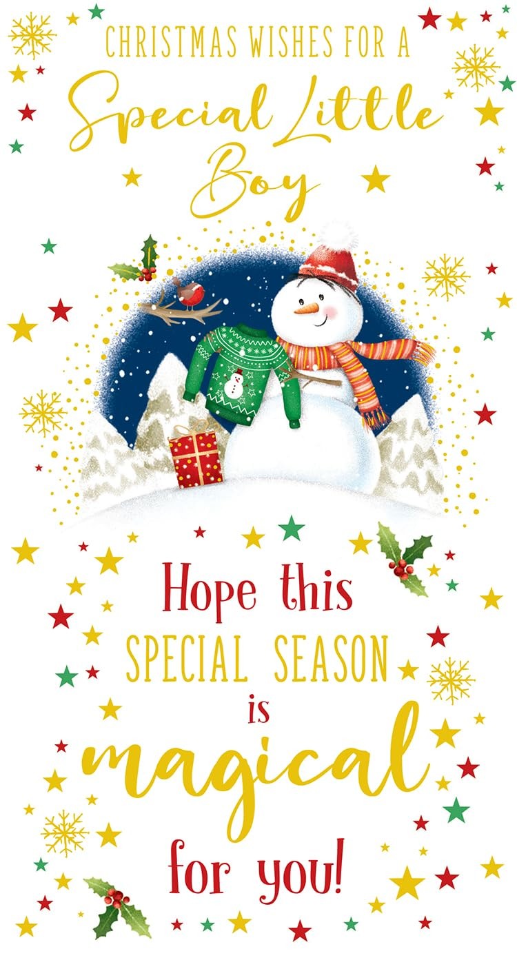 Special Little Boy Christmas Card Hope This Special Season Is Magical For You