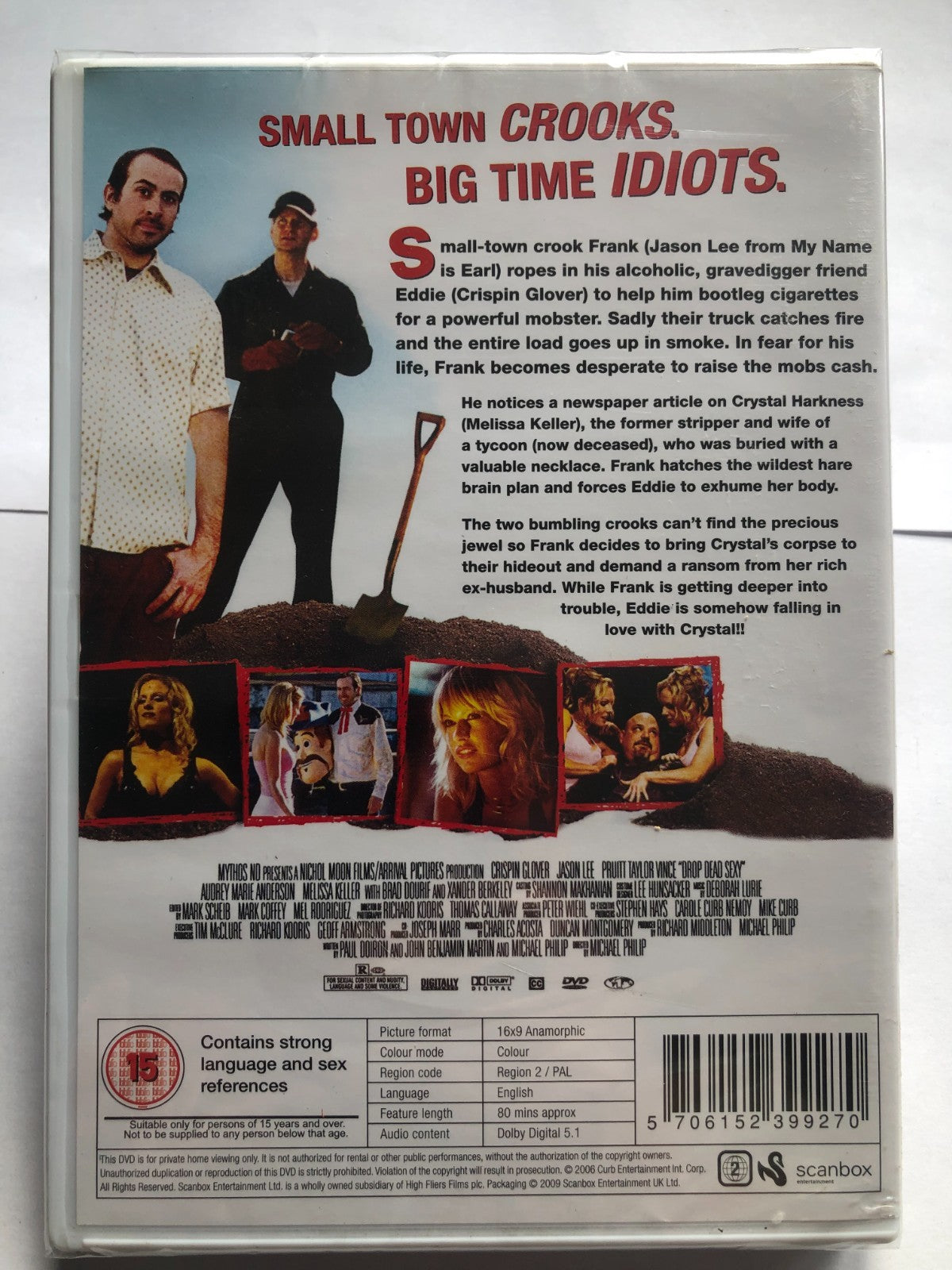 Drop Dead Sexy DVD Crispin Glover Jason Lee UK Region 2 PAL New & Sealed