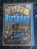 Open Happy Birthday Card Wishing You A Day To Remember