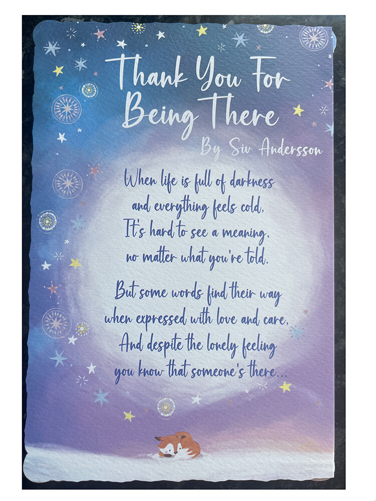Thank You By Siv Andersson High Sentiment Heartfelt Message Card Lovely Verse