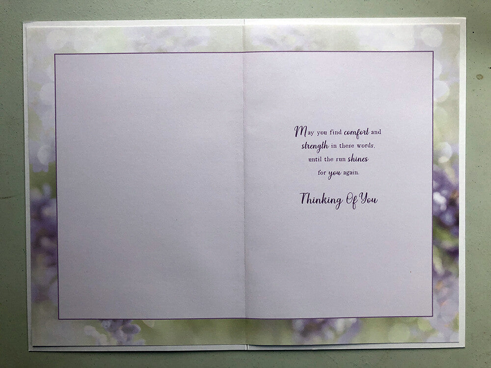 Thinking Of You Card Flowers & Bees Sentiments  Lovely Verse