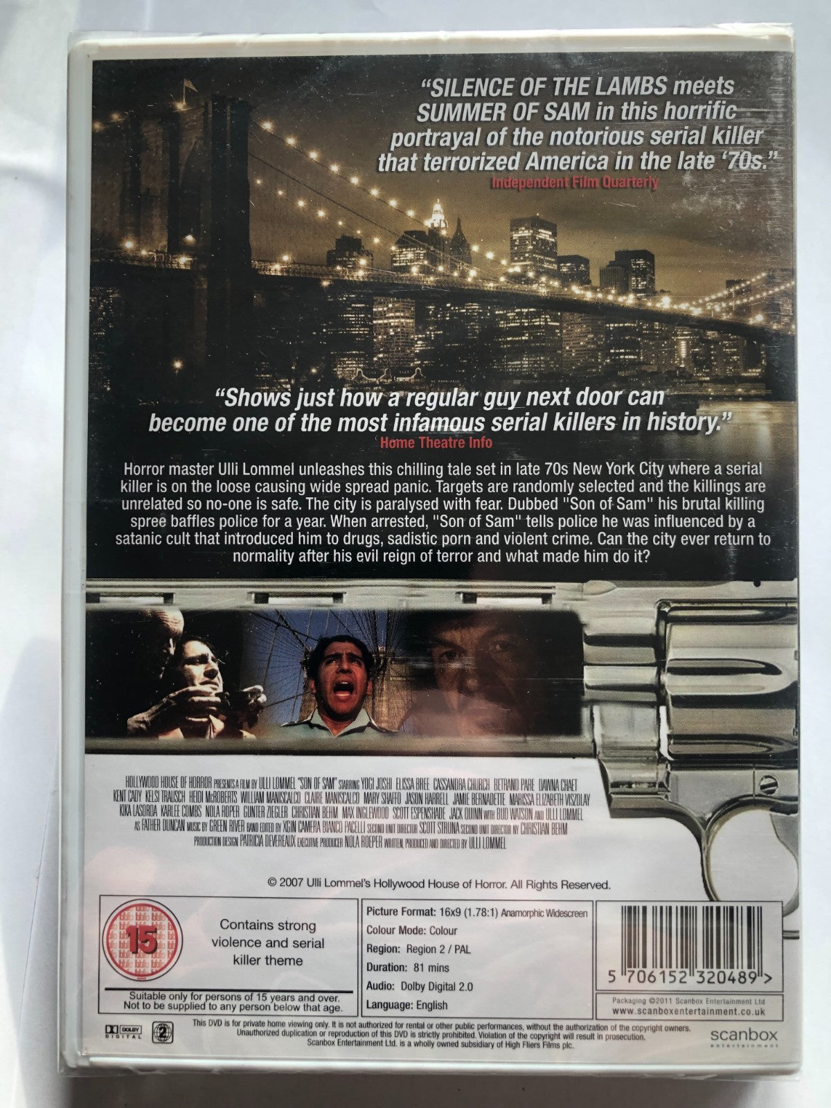 Son of Sam (2011) Yogi Joshi Lommel DVD Region 2 New & Sealed