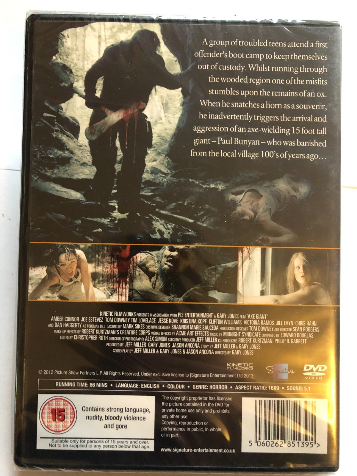 Axe Giant 2013 Joe Estevez Massive Monster Killer Giant Horror DVD New