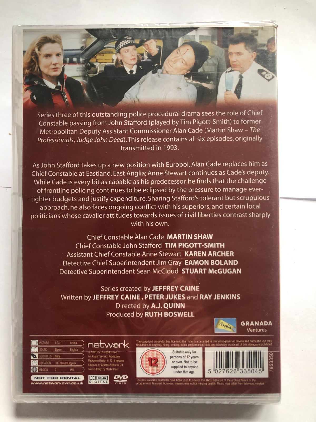 The Chief Series 3 (2011) Martin Shaw Quinn 2 discs DVD Region 2 New & Sealed