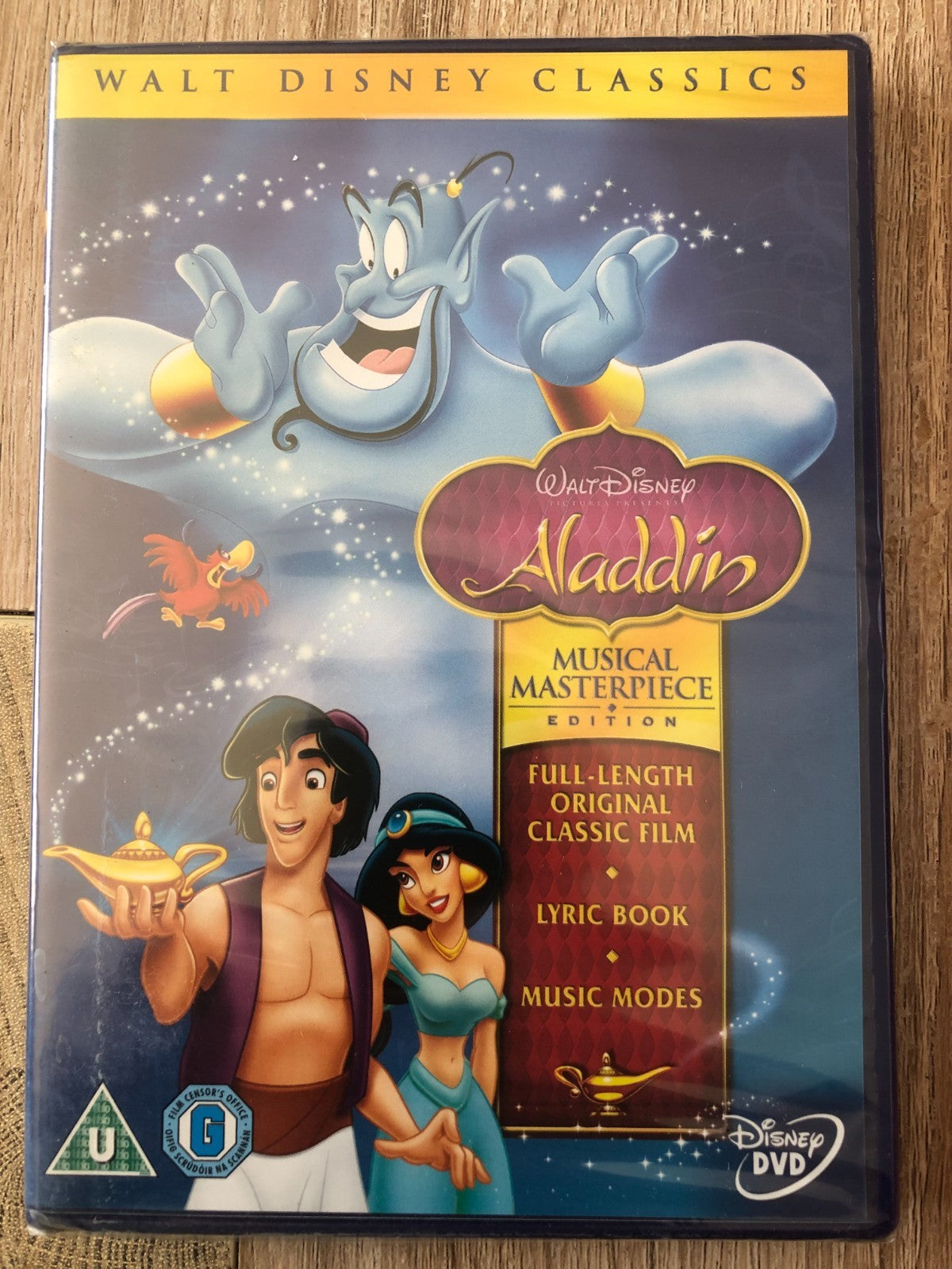 Disney Aladdin DVD Musical Masterpiece Edition New & Sealed