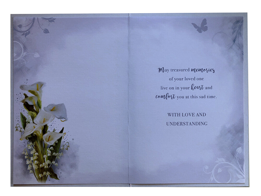 Sister Sympathy Condolence Card Sad Loss Of Your Carla Lilley Design Bereavement