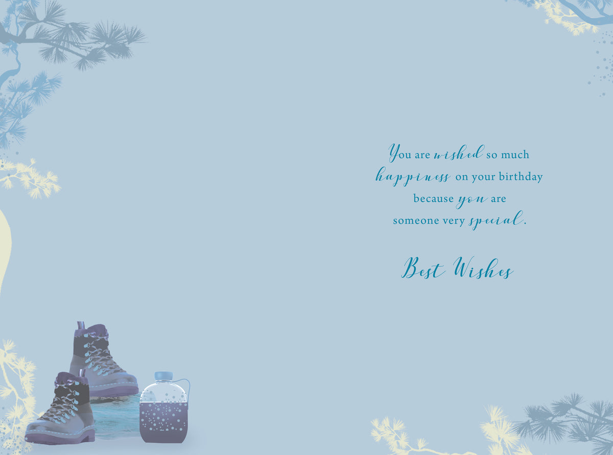 To A Special Brother 60 60th Today Trekking Happy Birthday Card Lovely Verse