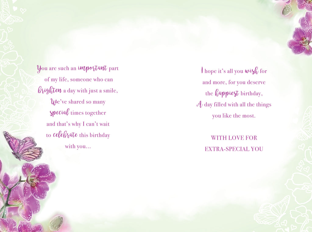 Friend 90th Birthday Card 90 Today Flowers Happy Lovely Verse