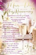 Golden Anniversary Card Mum & Dad  Sentimental Verse  15x23cm  New