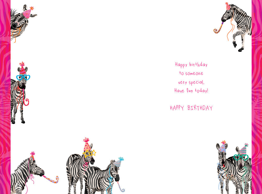 Great Granddaughter 8th Birthday Card Age 8 Fox 9" x 6" Lovely Verse