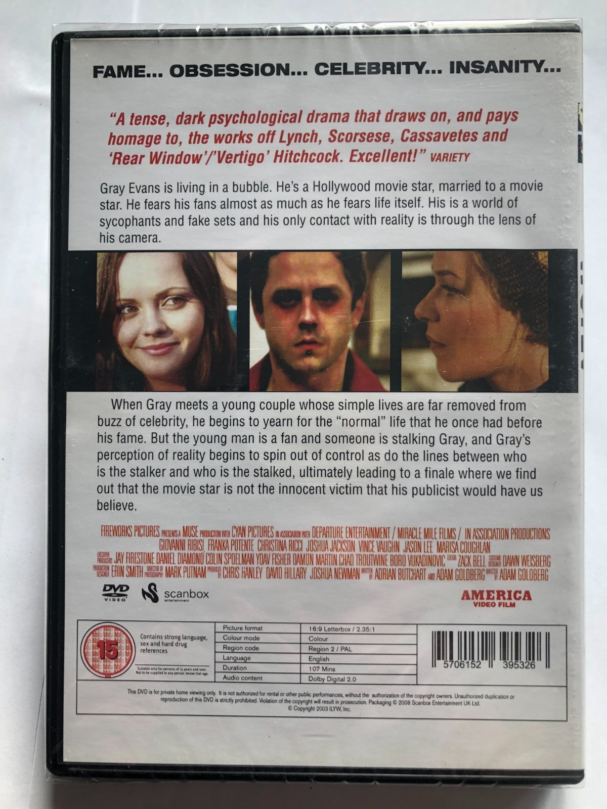 I Love Your Work (15) DVD Brand New UK Release Genuine Fast Region 2 PAL New
