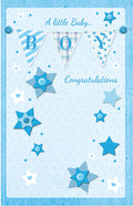 Baby Boy Birth Card Congratulations A Little New Baby