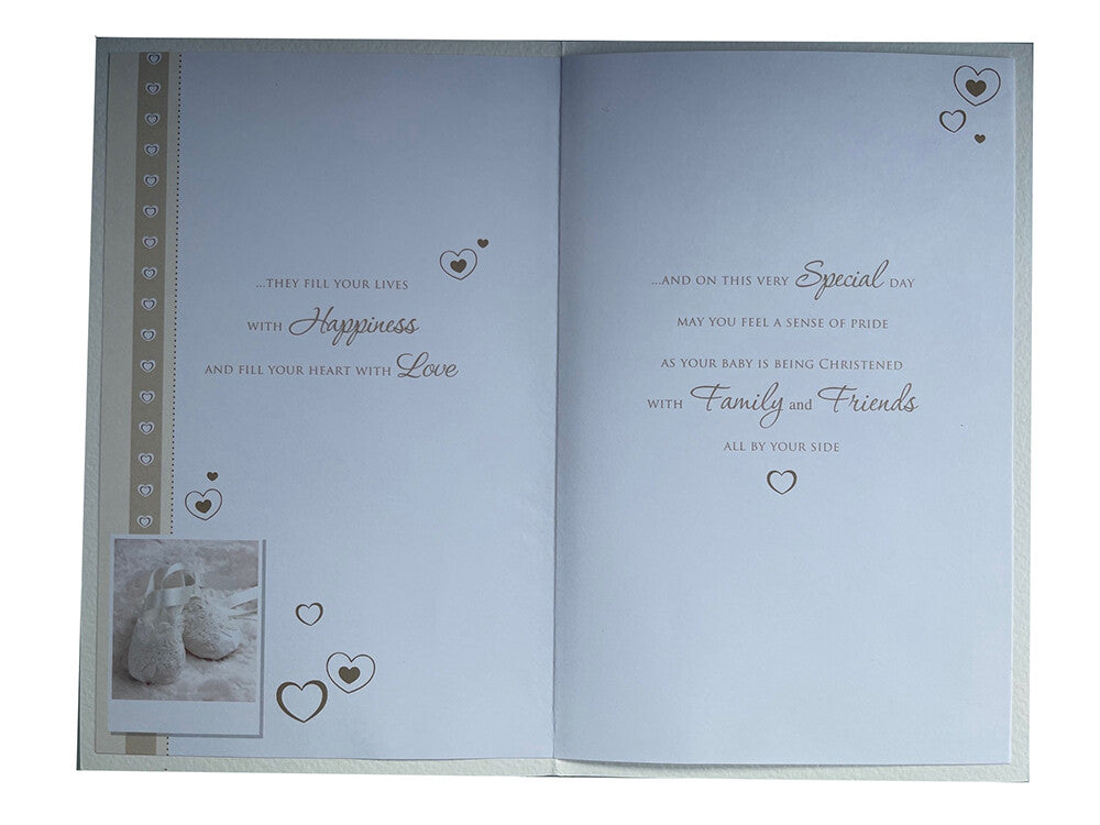 Your Christening Day Card With Love Unisex Male Female Cute Design Greeting