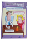Get Well Soon Card I'm Afraid You Have Got Hypochondria Funny