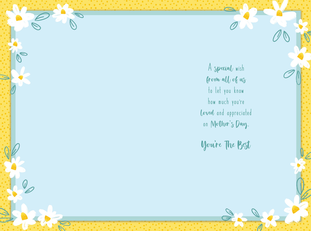 From All Of Us We Think You're Amazing Happy Mother's Day Card Lovely Verse