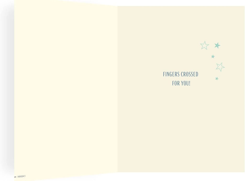 Good Luck Card Good Luck Classic - 8 x 6 " - Foil Embossed