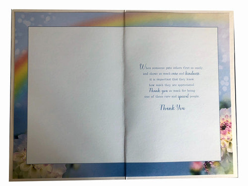 "Just To Say Thank You" Thoughtful Card - Express Your Deepest Gratitude