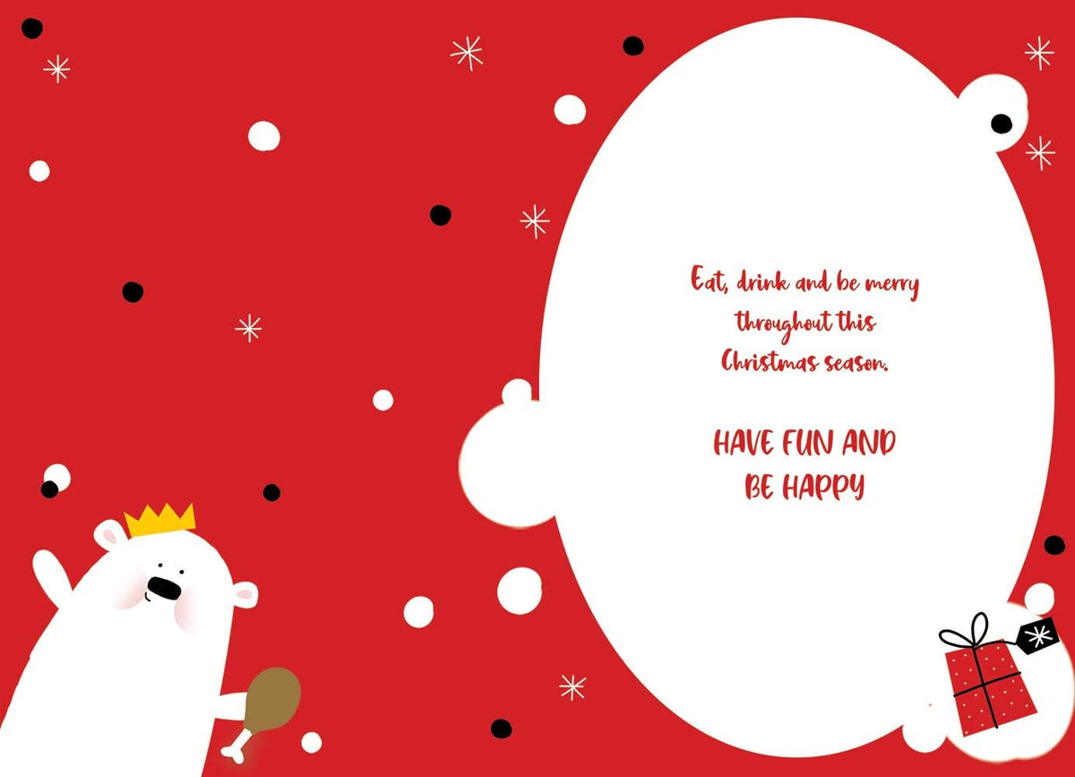Uncle Christmas Card Tis The Season To Be Jolly Design Lovely Verse