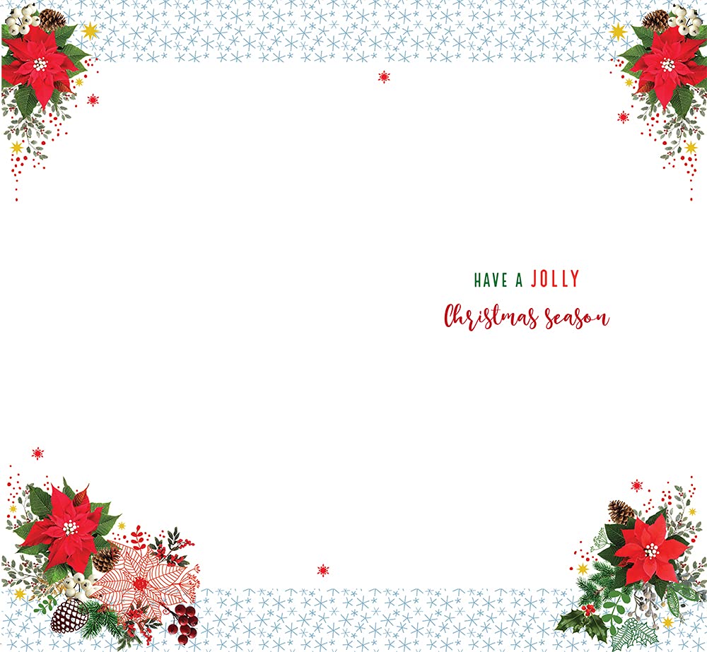 Mum Christmas Card It's Time To Deck The Halls Bright Design