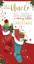 Uncle Christmas Card Have Yourself A Merry Christmas Design