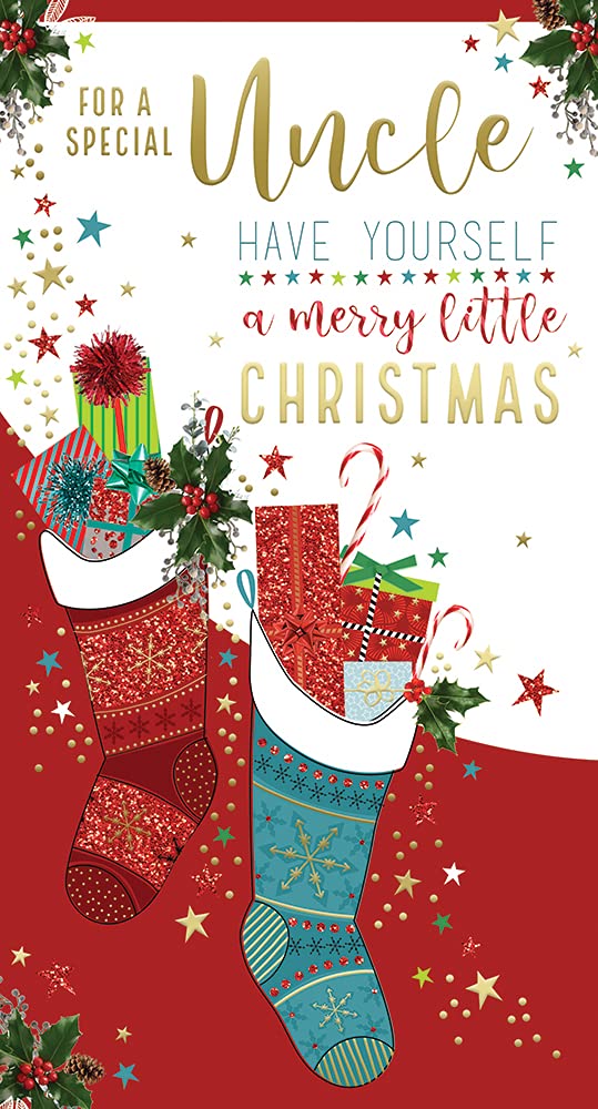Uncle Christmas Card Have Yourself A Merry Christmas Design