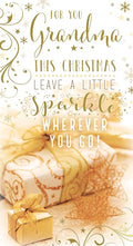Grandma Christmas Card Leave A Sparkle Wherever You Go Bright Design