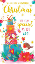 Open Christmas Card Hope It Is As Special As You Are9" x 5"