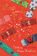 All The Family Christmas Card Christmas Crackers Design Lovely Verse