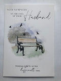 Loss Of Your Husband Sympathy Condolence Card