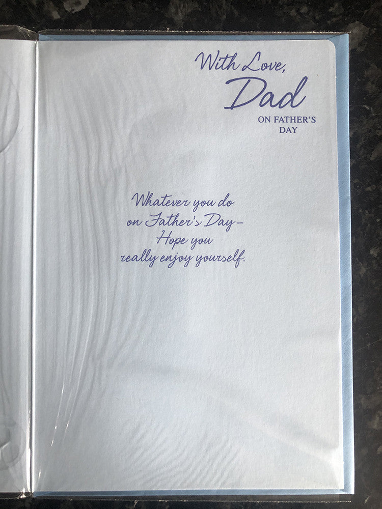 Happy Fathers Day Card Dad Football Boots